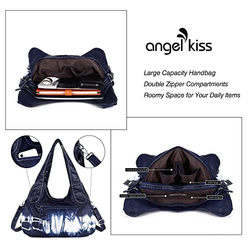 Angelkiss Women's Satchel Handbag: Hobo Purses & Shoulder Bags