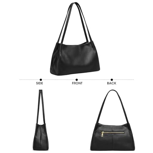 Kattee Genuine Leather Hobo Shoulder Tote Purses Handbags