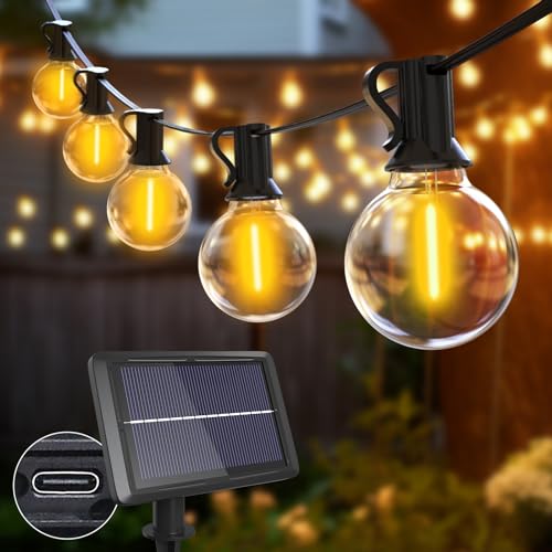 btfarm 75FT Solar String Lights Outdoor, 30+3 LED