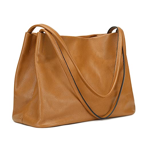 Kattee Soft Leather Shoulder Tote for VIP Women
