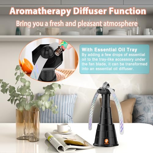 Outdoor Table Fly Fans 4-Pack Repellent VIP Shopping