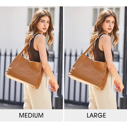 Kattee Soft Leather Shoulder Tote for VIP Women