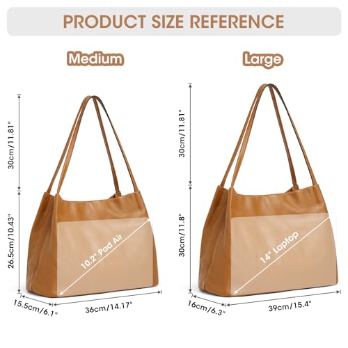 Kattee Soft Leather Shoulder Tote for VIP Women