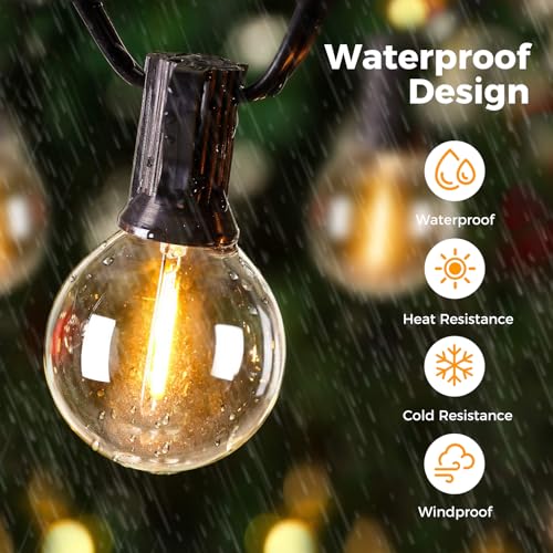 btfarm 75FT Solar String Lights Outdoor, 30+3 LED