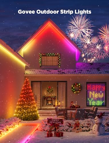 32.8ft Smart Outdoor LED Strip Lights with Alexa