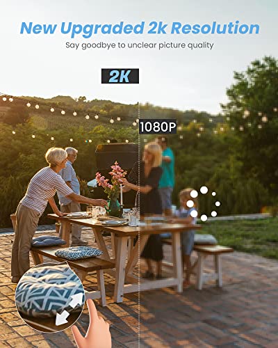 Outdoor WiFi Security Camera for Home - Color Night Vision
