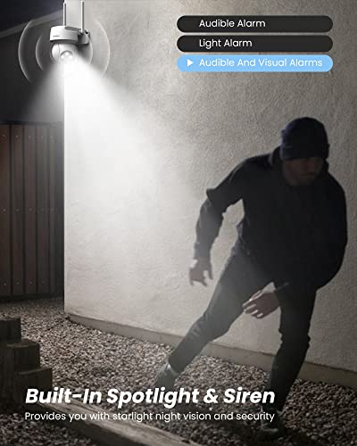 Outdoor WiFi Security Camera for Home - Color Night Vision