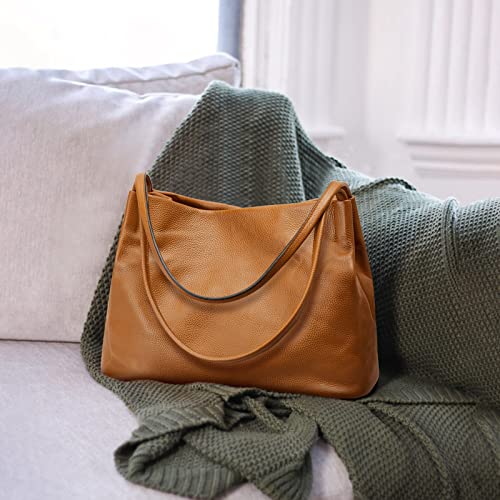 Kattee Soft Leather Shoulder Tote for VIP Women