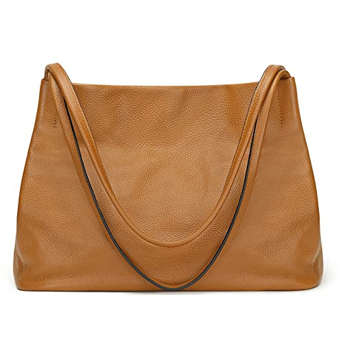 Kattee Soft Leather Shoulder Tote for VIP Women