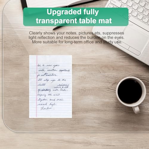 Large Clear Non-Slip Desk Pad for Office or Home