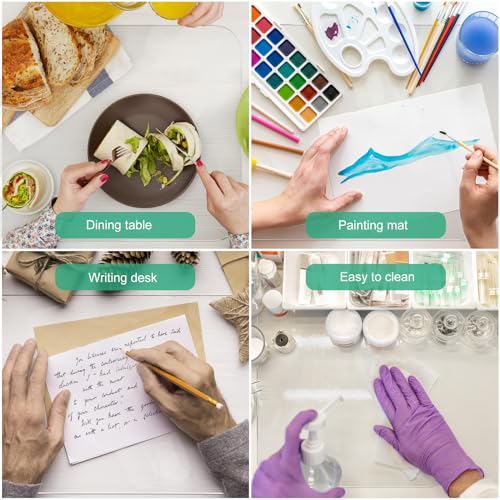 Large Clear Non-Slip Desk Pad for Office or Home