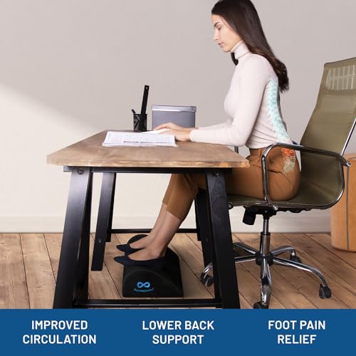 Premium Memory Foam Office Foot Rest - Ergonomic Foot Pillow