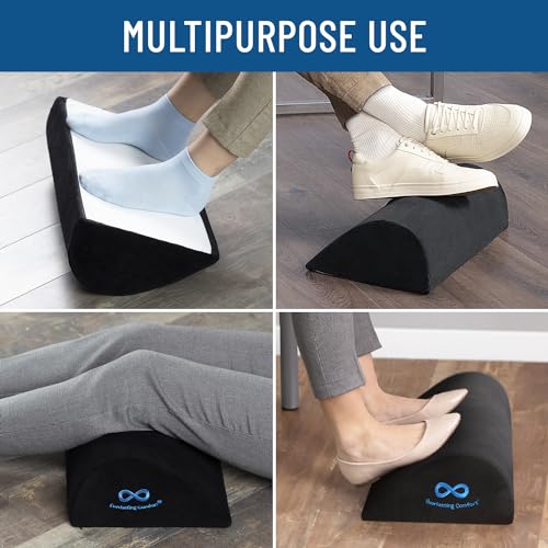 Premium Memory Foam Office Foot Rest - Ergonomic Foot Pillow