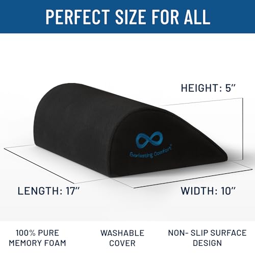 Premium Memory Foam Office Foot Rest - Ergonomic Foot Pillow