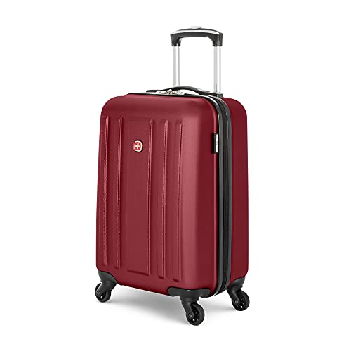 Swiss Gear La Sarinne Hardside Spinner Carry-On, Oxblood 20