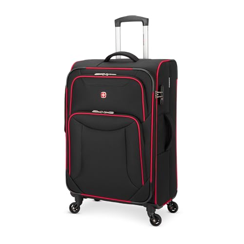 SwissGear Basel Collection Black/Red Spinner Luggage, VIP Shopping