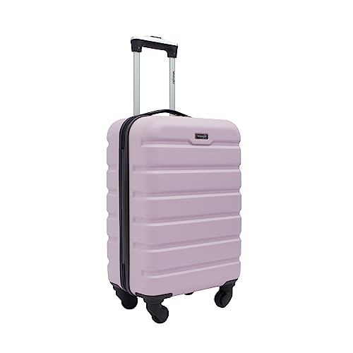 Wrangler Lilac 20-Inch VIP Carry-On Spinner Luggage
