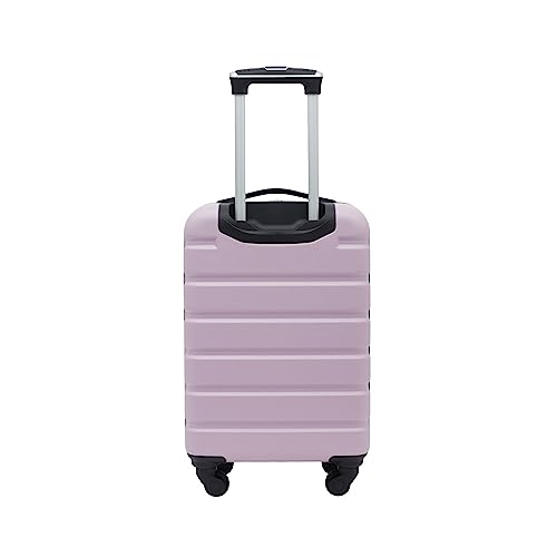Wrangler Lilac 20-Inch VIP Carry-On Spinner Luggage