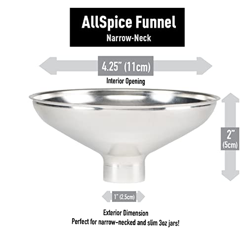 AllSpice Stainless Steel Spice Funnel VIP Shopping 18/8 (2.5cm)