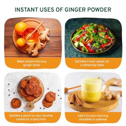 Indian Ginger Powder, 14oz in Resealable Pouch