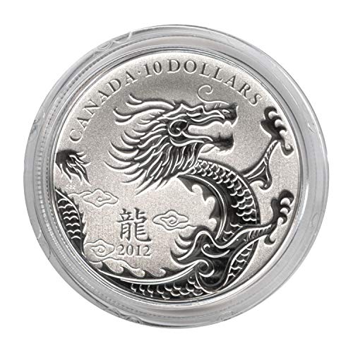 2012 Year of the Dragon Silver Half Ounce Coin