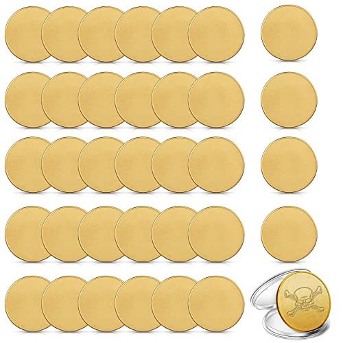 Yinkin 30 Pcs Engravable Challenge Coins Collection Set