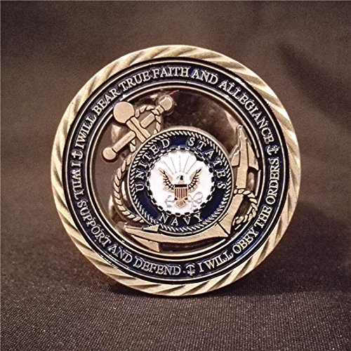 US Navy Core Values Challenge Coin - VIP Exclusive