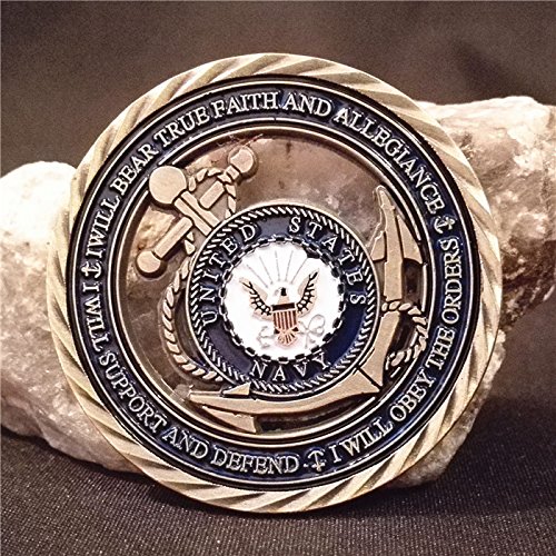 US Navy Core Values Challenge Coin - VIP Exclusive