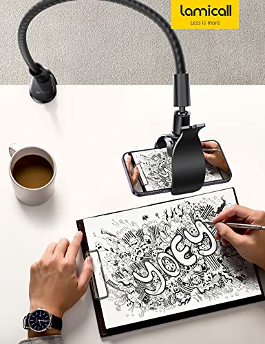 Lamicall Flexible Gooseneck Cell Phone Holder - 360° Adjustable