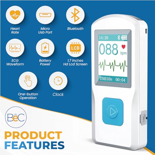 Fast Portable ECG Monitor: Measure in 30 Seconds!