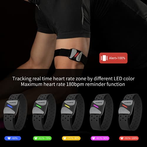COOSPO Heart Rate Monitor Armband - Bluetooth 5.0 VIP Shopping