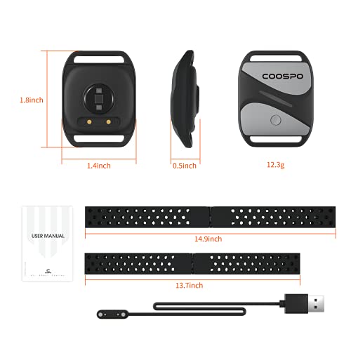 COOSPO Heart Rate Monitor Armband - Bluetooth 5.0 VIP Shopping