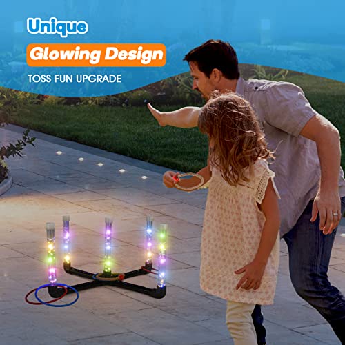 LED Ring Toss Game for Boys - Fun Family Game