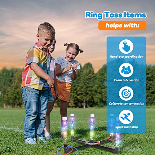 LED Ring Toss Game for Boys - Fun Family Game