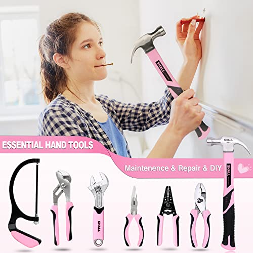 VIP 246-Piece Ladies Pink Home Tool Set Kit