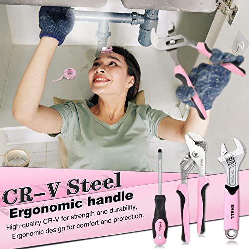 VIP 246-Piece Ladies Pink Home Tool Set Kit