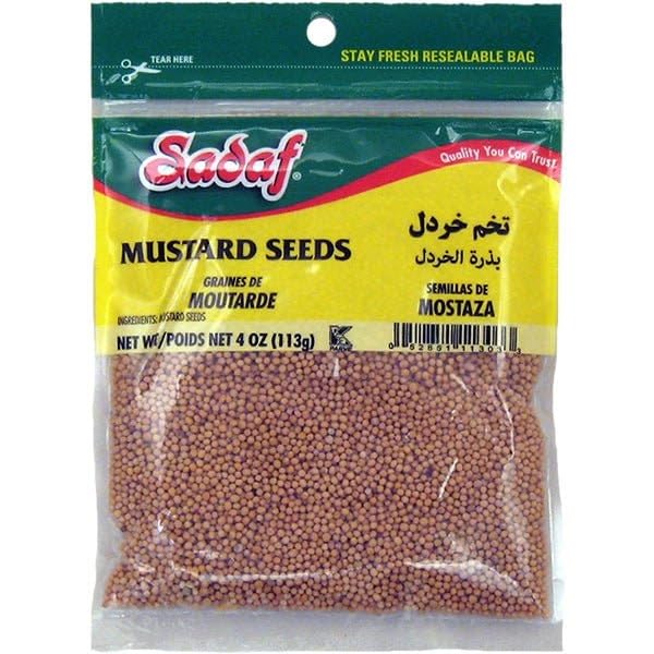 Sadaf Mustard Seeds 113g - Cooking or Pickling Whole - Kosher & Halal