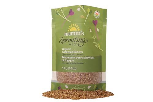 Mumm's Sandwich Booster Sprouting Seeds | 250g Organic & Non-GMO