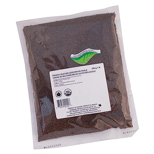 Splendor Garden Organic Brown Mustard Seed - 454 g