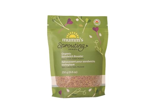 Mumm's Sandwich Booster Sprouting Seeds | 250g Organic & Non-GMO