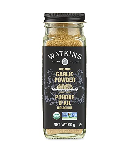 Watkins Gourmet Organic Garlic Powder, Non-GMO, Kosher
