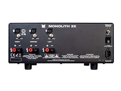 Monolith Multi-Channel Power Amp - Black, 3x200W, XLR
