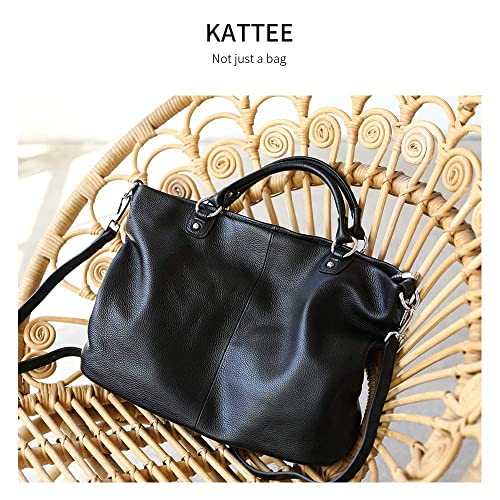 Kattee VIP Leather Tote: Top Satchel Purses & Handbags