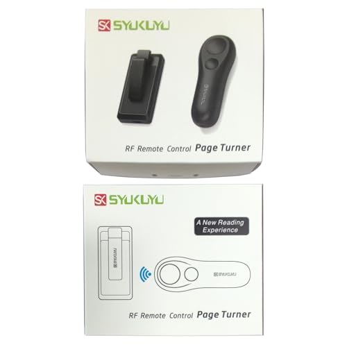 Wireless RF Remote Page Turner for Tablets and Phones
