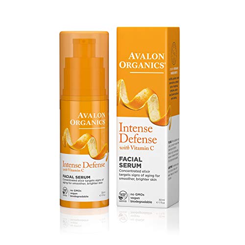Avalon Organics Vitamin C Facial Serum, 1oz (2-Pack)