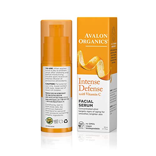Avalon Organics Vitamin C Facial Serum, 1oz (2-Pack)