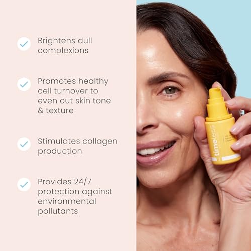 Timeless Skin Care Vitamin C + E Serum - 1 oz - Daily Brightening & Restoration