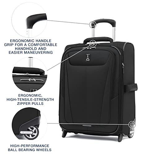 VIP Black Travelpro Maxlite 5 Lightweight Carry-On Luggage