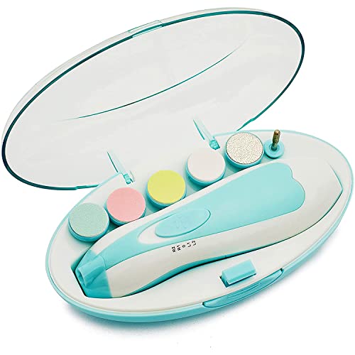 Electric Baby Nail Trimmer Kit with LED Light