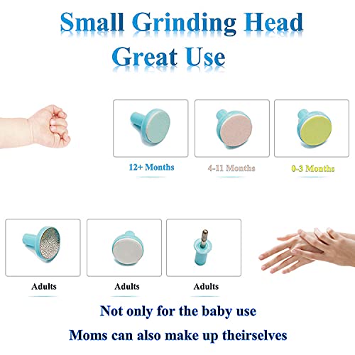 Electric Baby Nail Trimmer Kit with LED Light